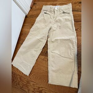 Zara Girls Tan Khaki Wide Leg Pants Size 5-6 Years
